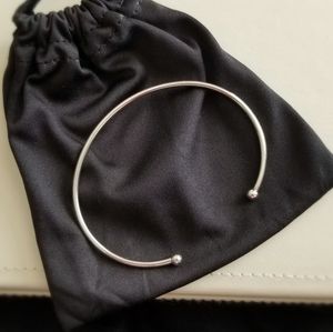 Simple Sterling Silver Cuff Bangle